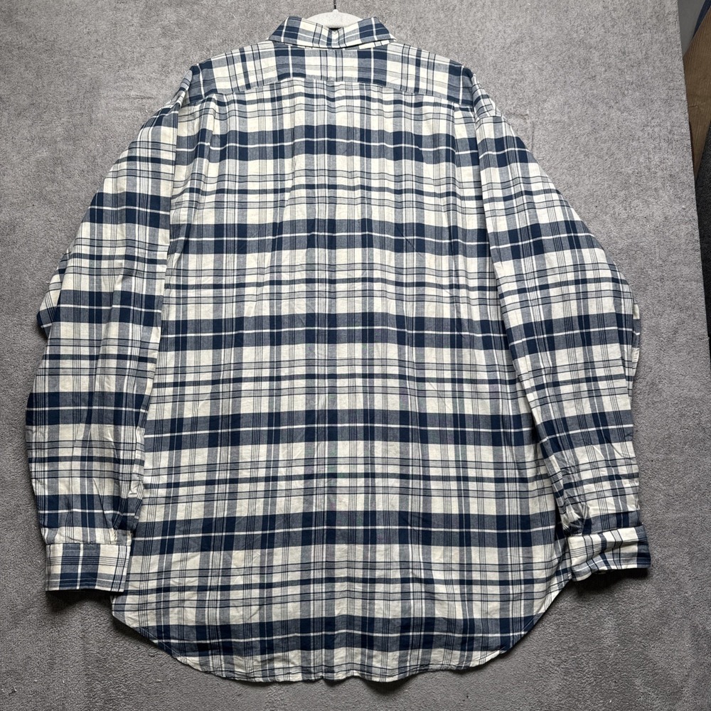 Polo Ralph Lauren Cascade Plaid Cotton Button Down‎ Shirt Men's Large Heritage - Picture 6 of 7